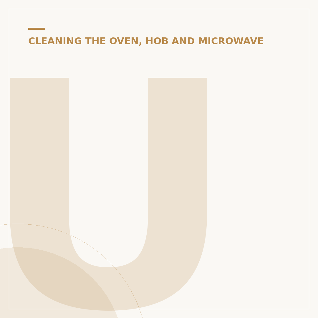 Using Baking Soda and Vinegar to Clean Oven