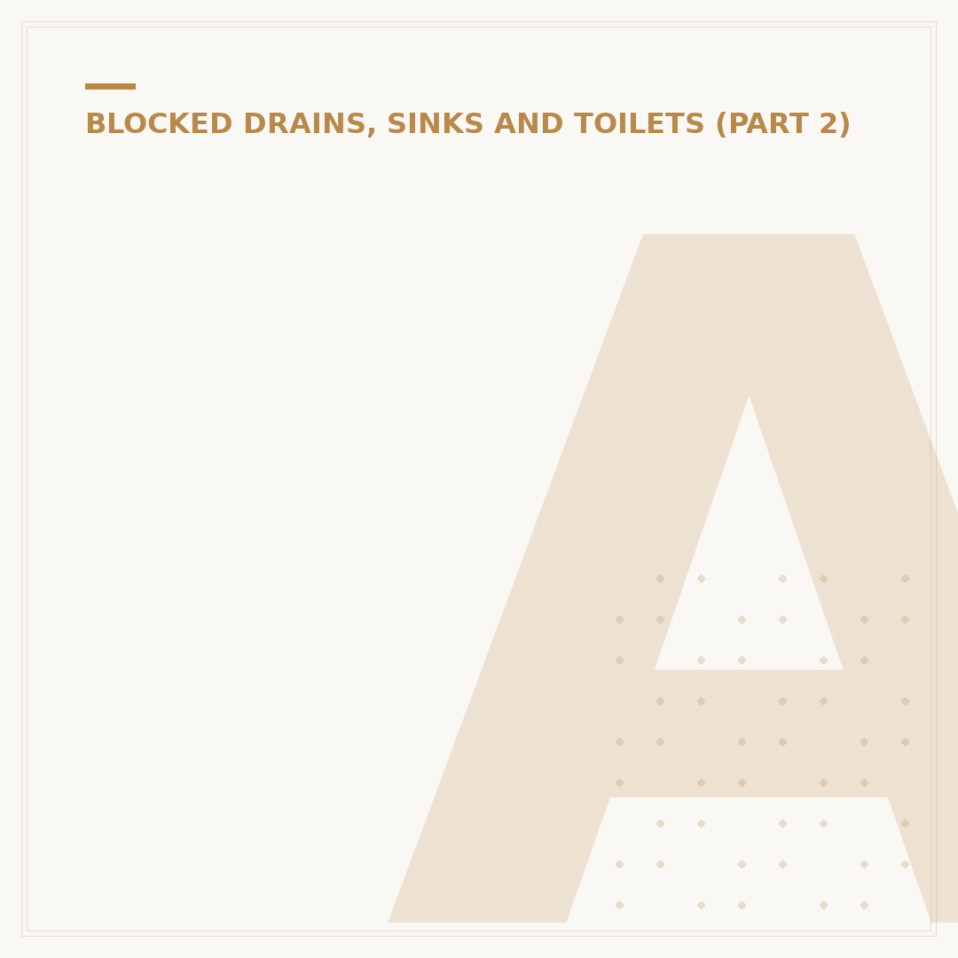 Are Blocked Drains Covered by Home Insurance?
