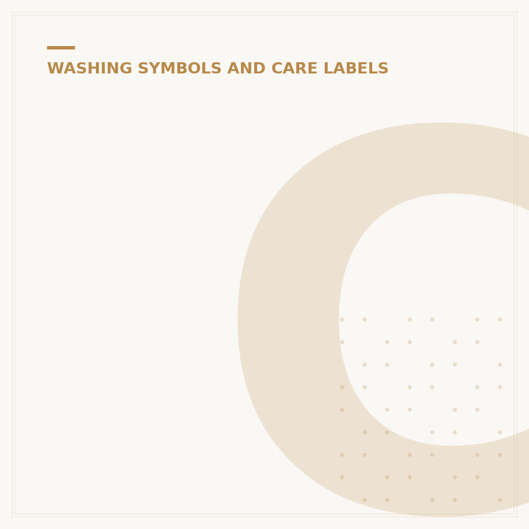 Care Label P: Understanding Washing Symbols Explained