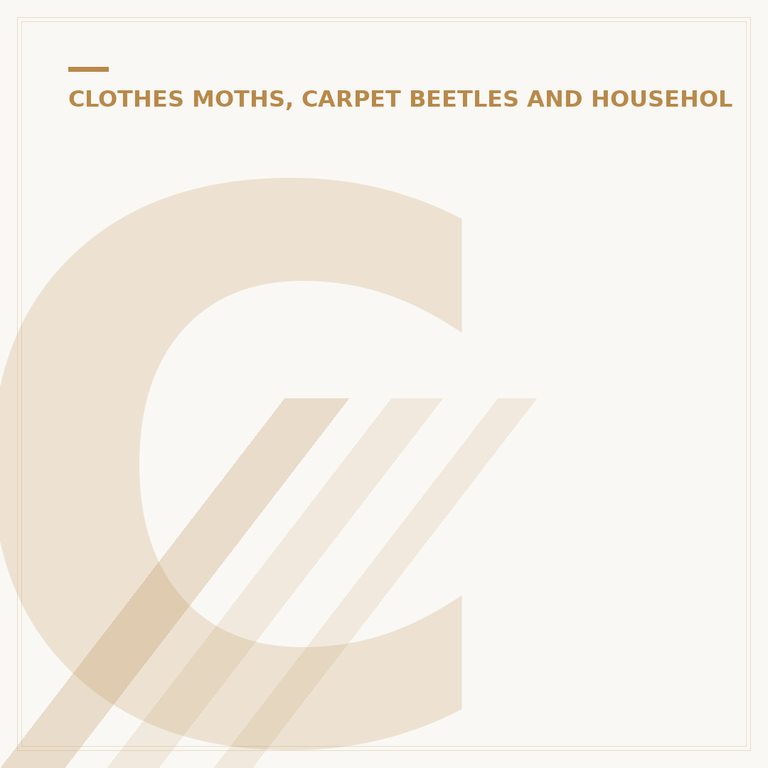 Carpet Beetle Larva Identification and Control