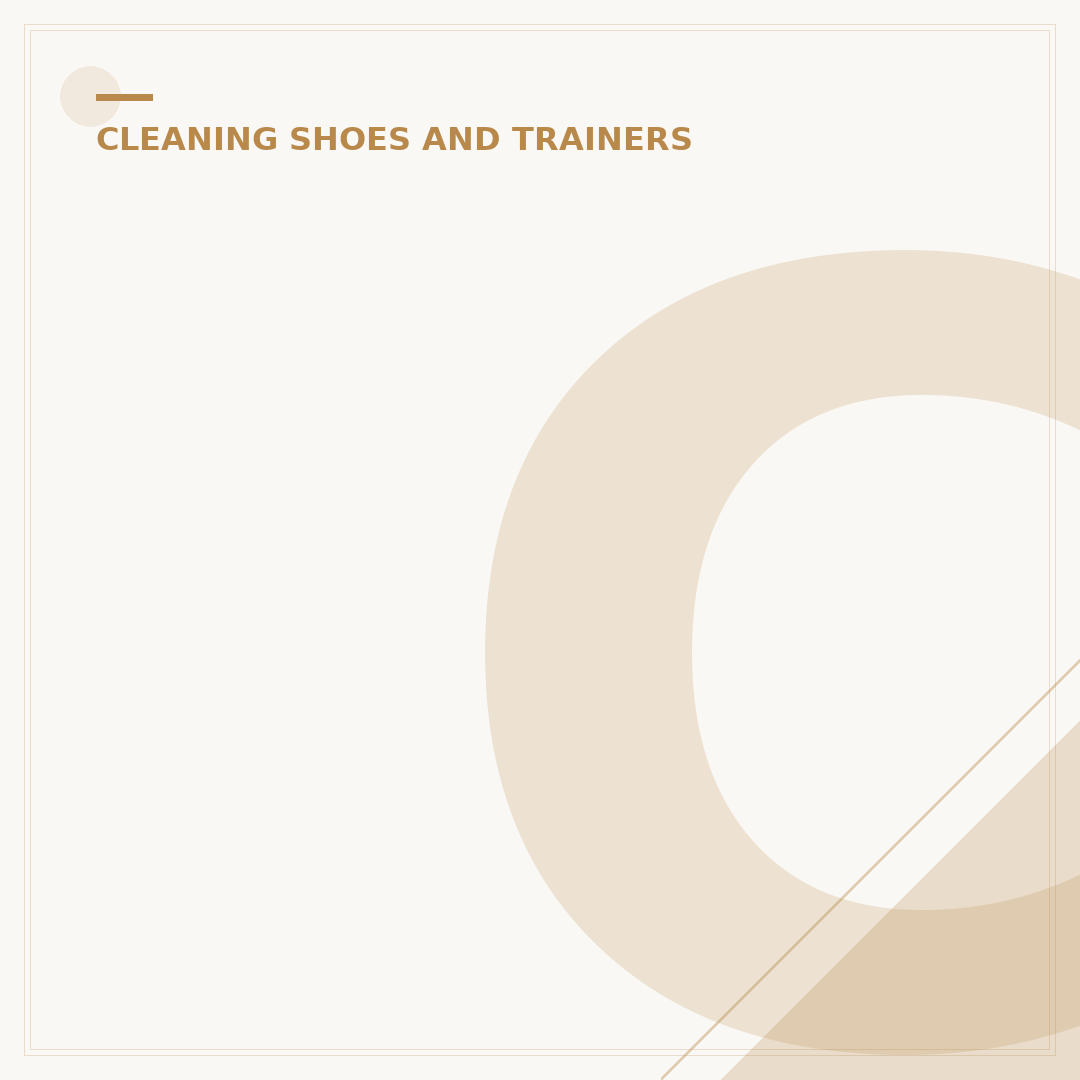 Clean on Shoes: Effective Methods for All Types