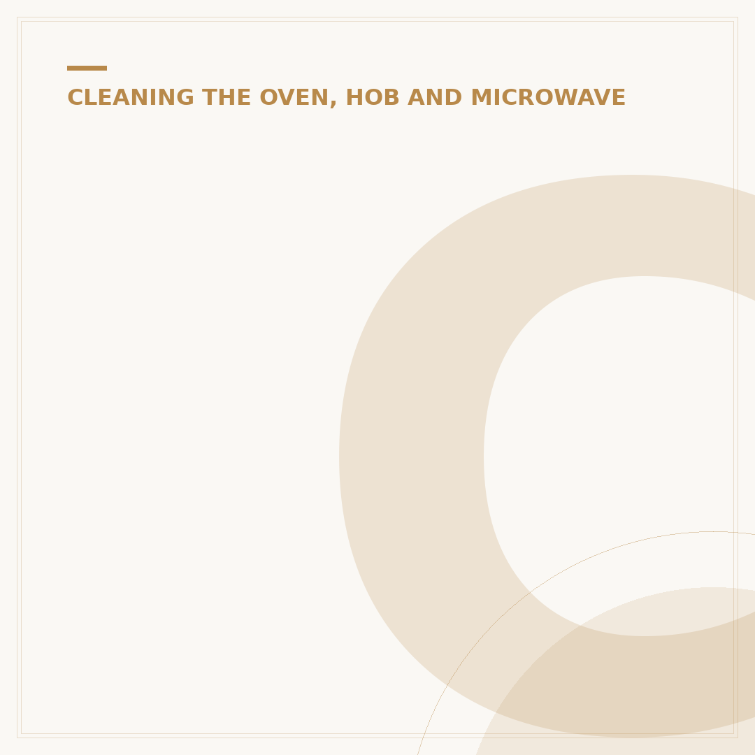 Cleaning an Oven with Vinegar and Soda