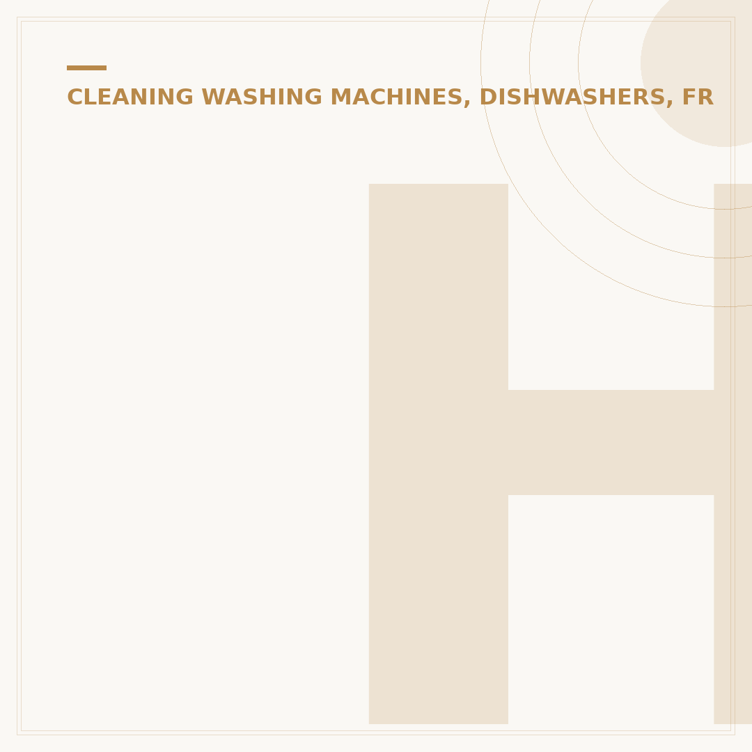 How to Clean Tumble Dryer Condenser for Efficiency