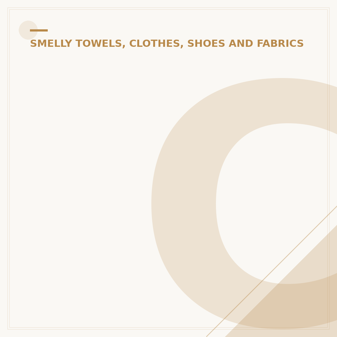 Clothes Smell Musty: Causes and How to Remove Odours