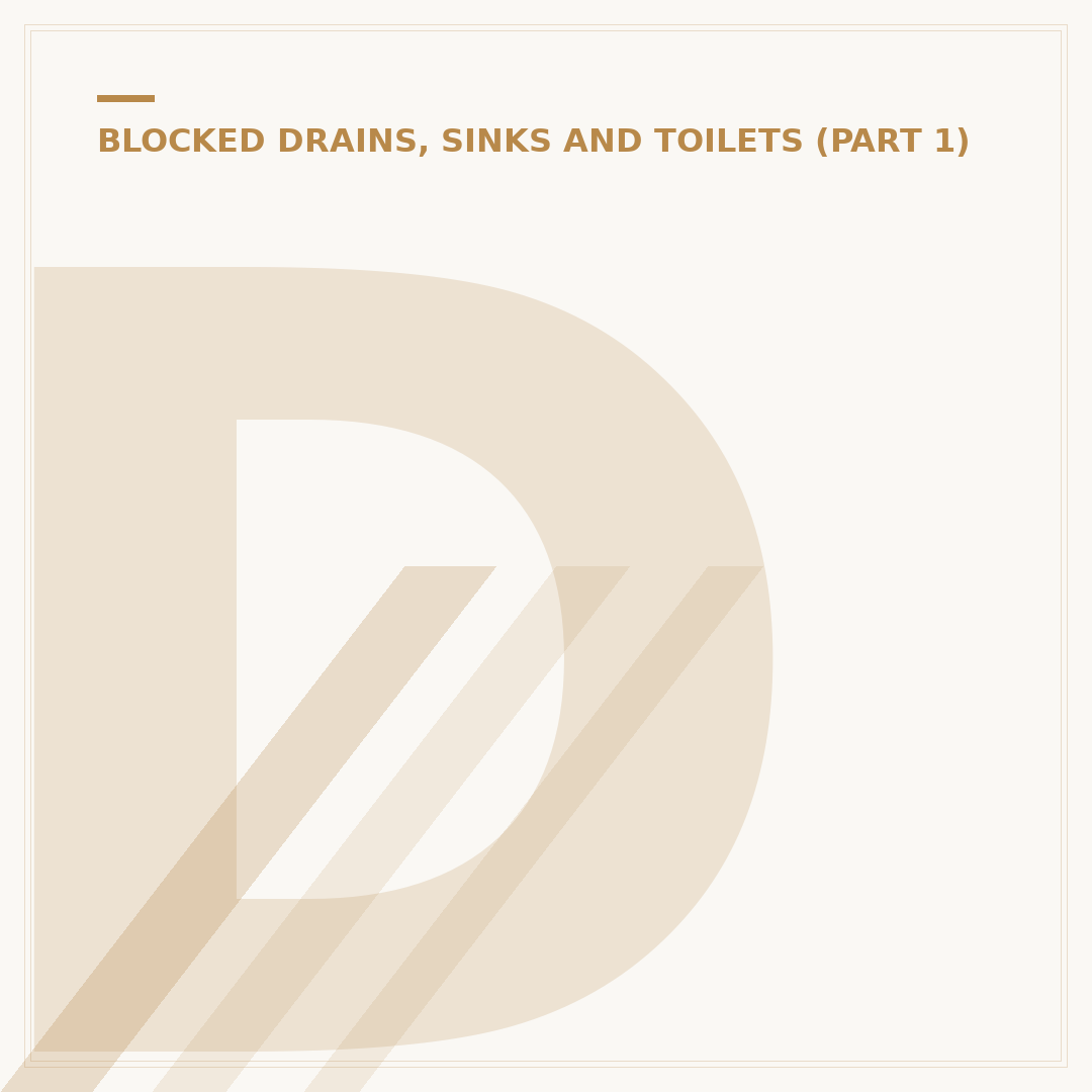 Dam Buster Drain Cleaner: Unblocking Your Drains