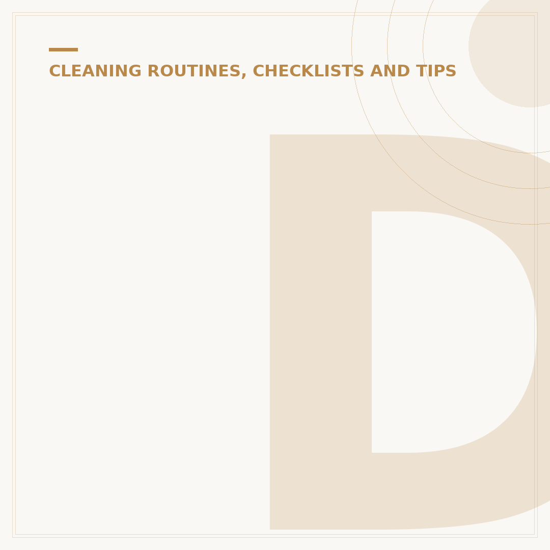 Deep Cleaning House Checklist: Your Comprehensive Plan