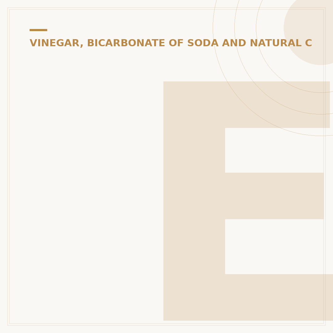 Eco Friendly Cleaning Materials: Natural Household Solutions