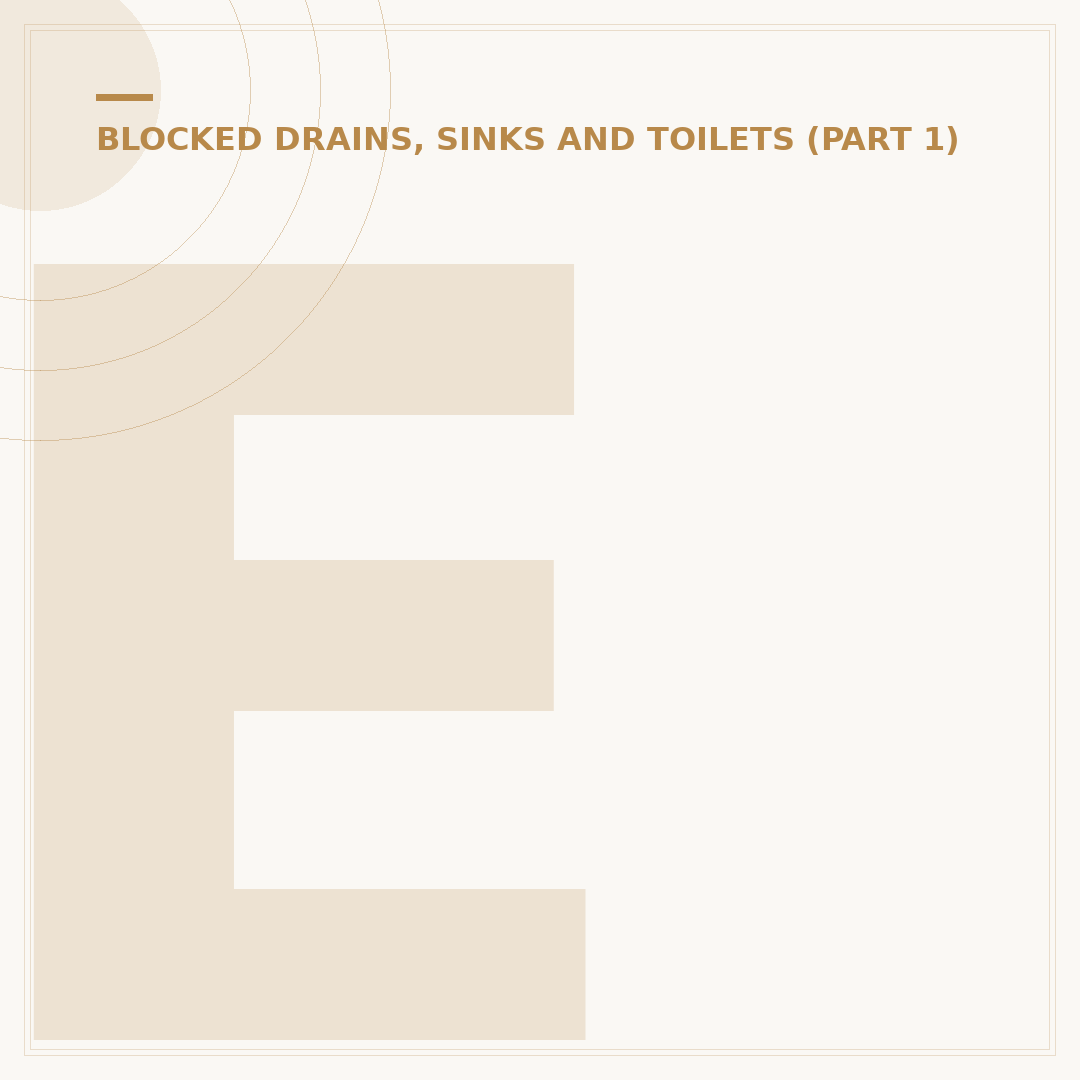 Emergency Blocked Drain: What To Do Now