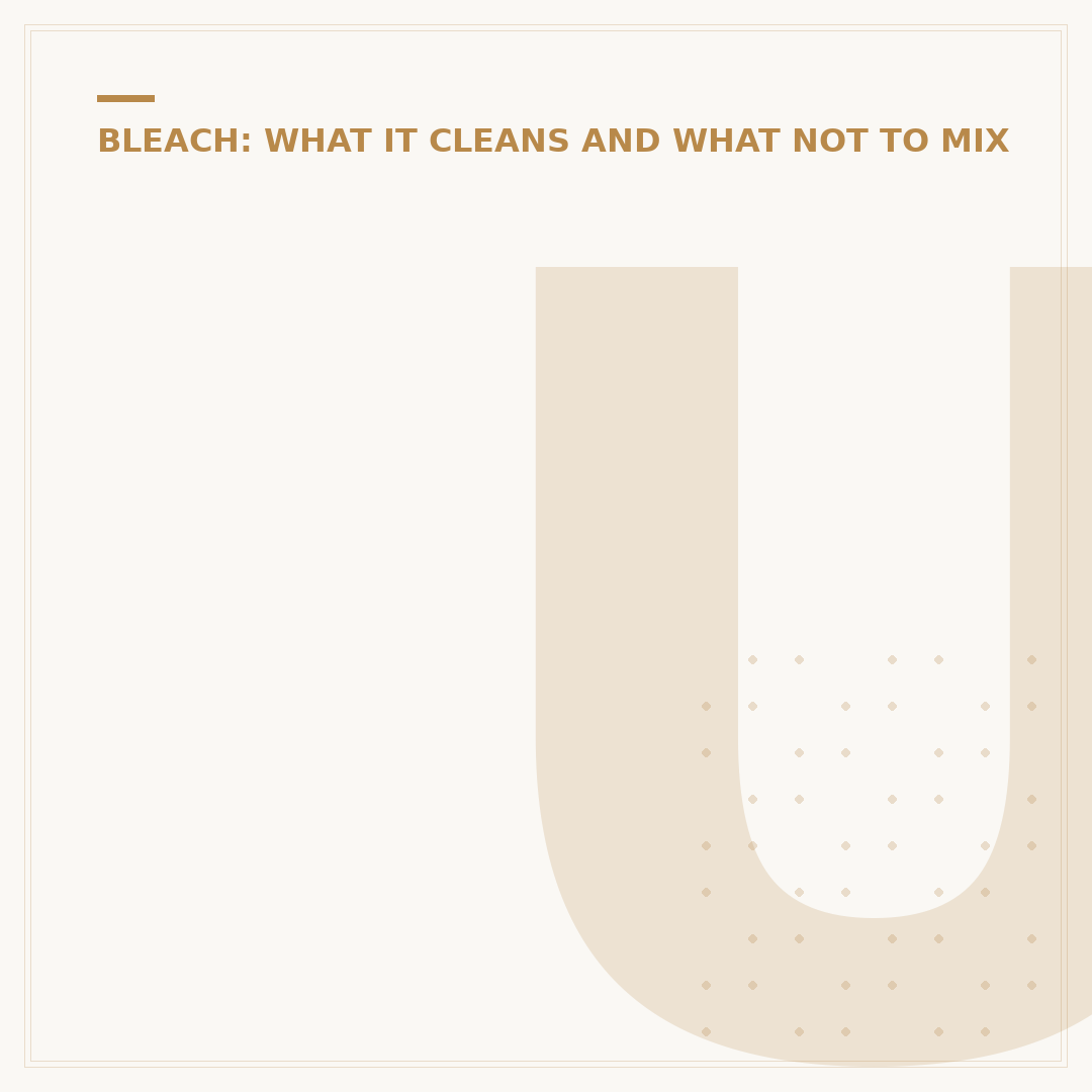 Using Flash with Bleach Spray for Cleaning