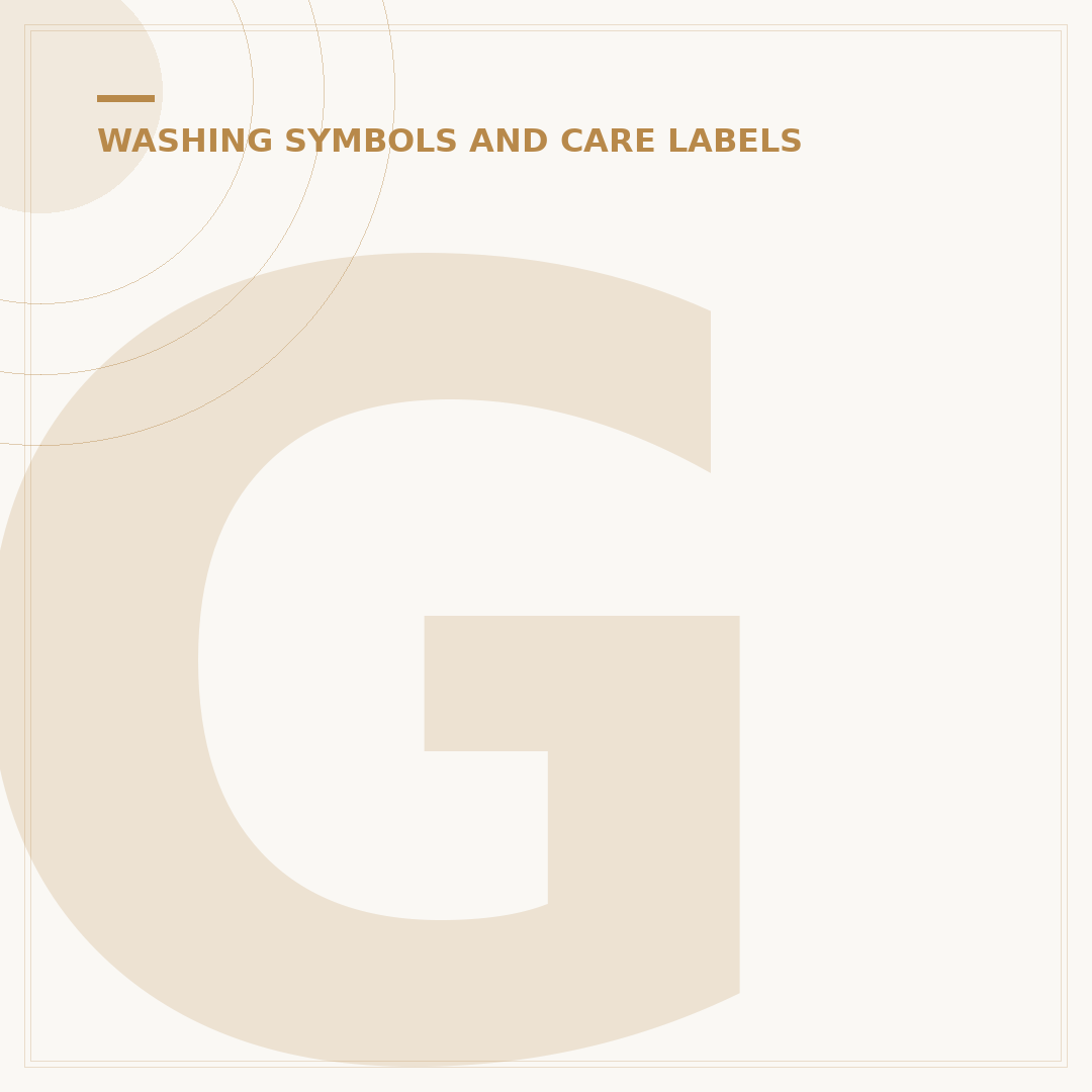 Garment Washing Symbols and Meanings Explained