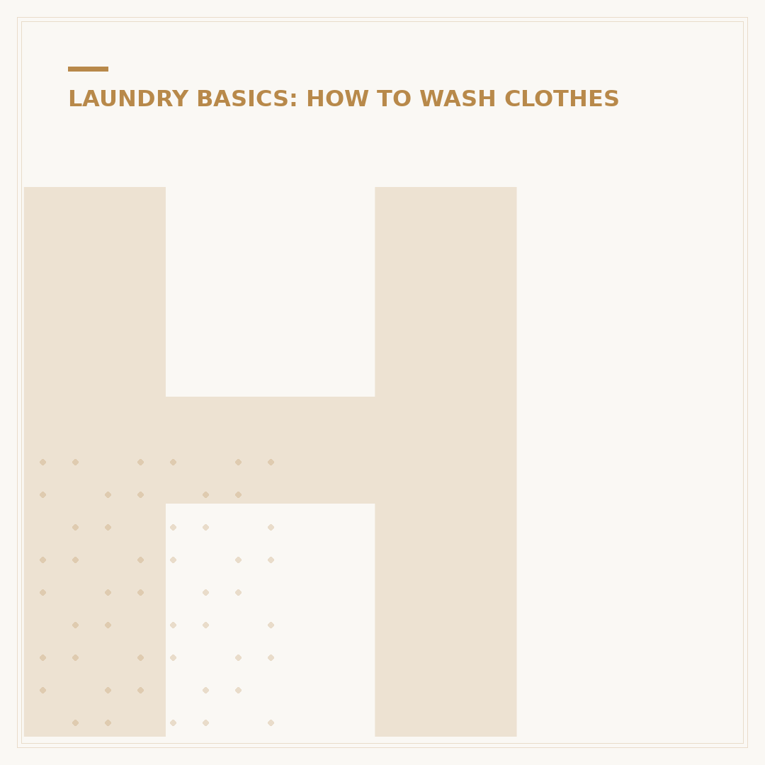 How to Sort Laundry for Better Washing Results