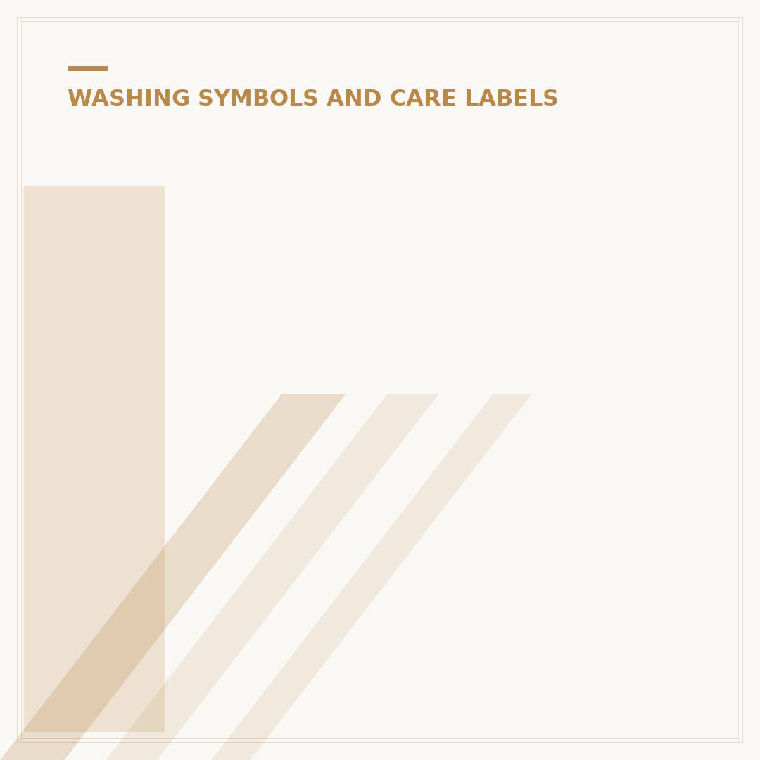 Ironing Symbols: Understanding Clothing Care Labels