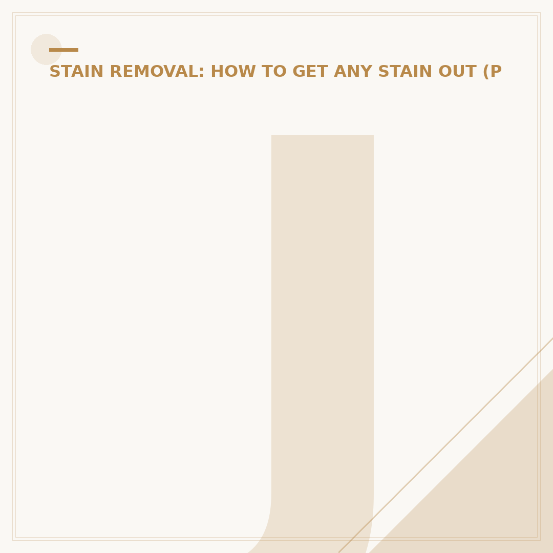 Jacket Perfume Stain Remover Wipes: Targeted Cleaning