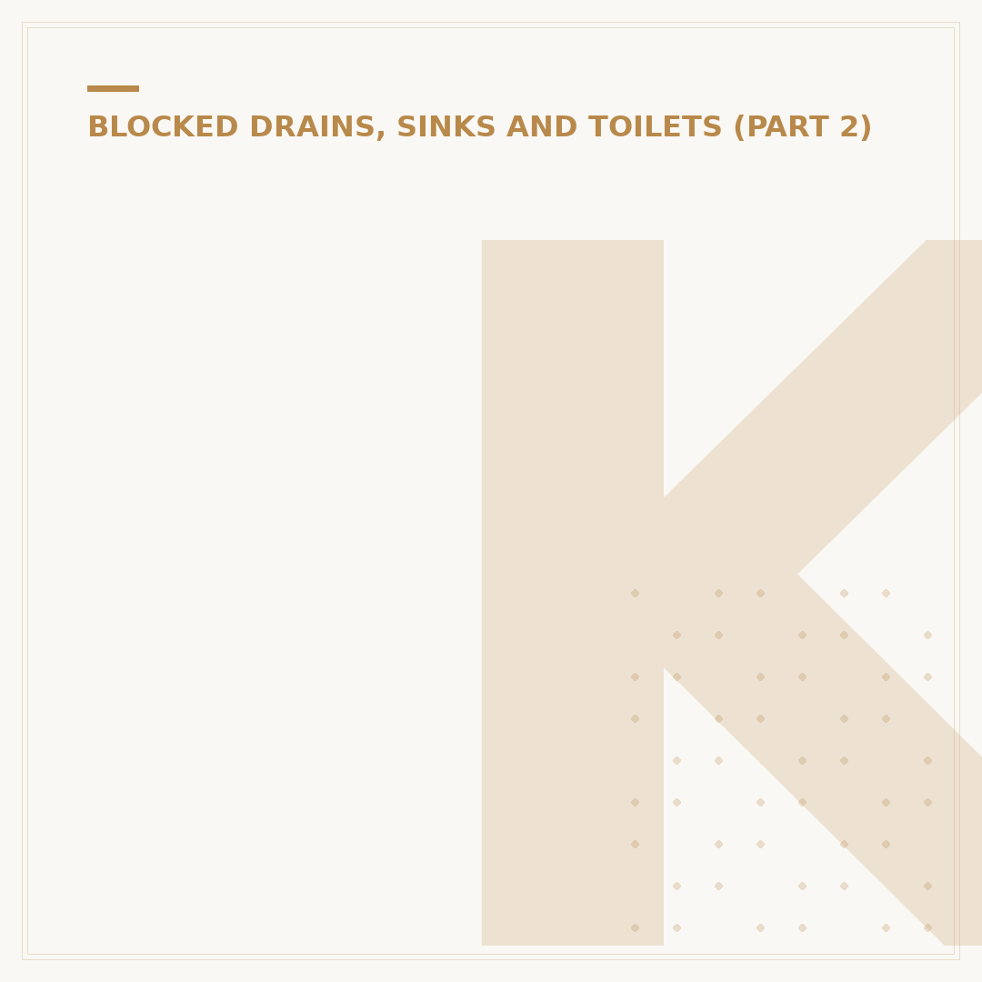 Kitchen Sink Blocked Past U Bend: What To Do