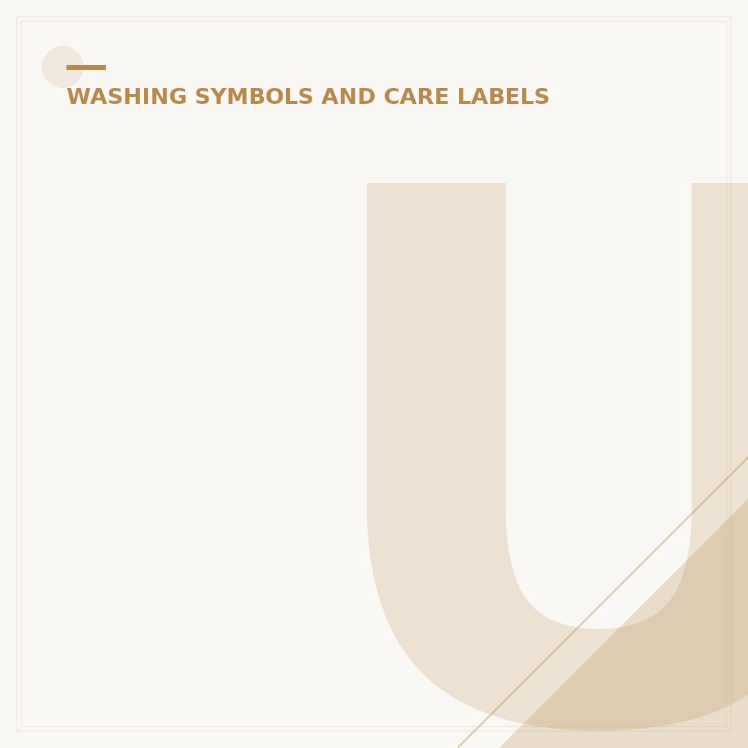 Understanding Laundry Symbols on Care Labels