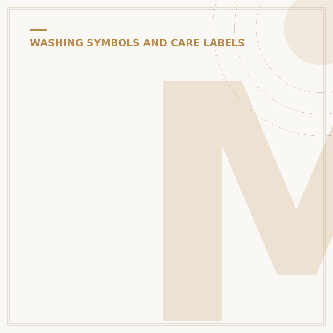 Meaning of Laundry Tag Symbols