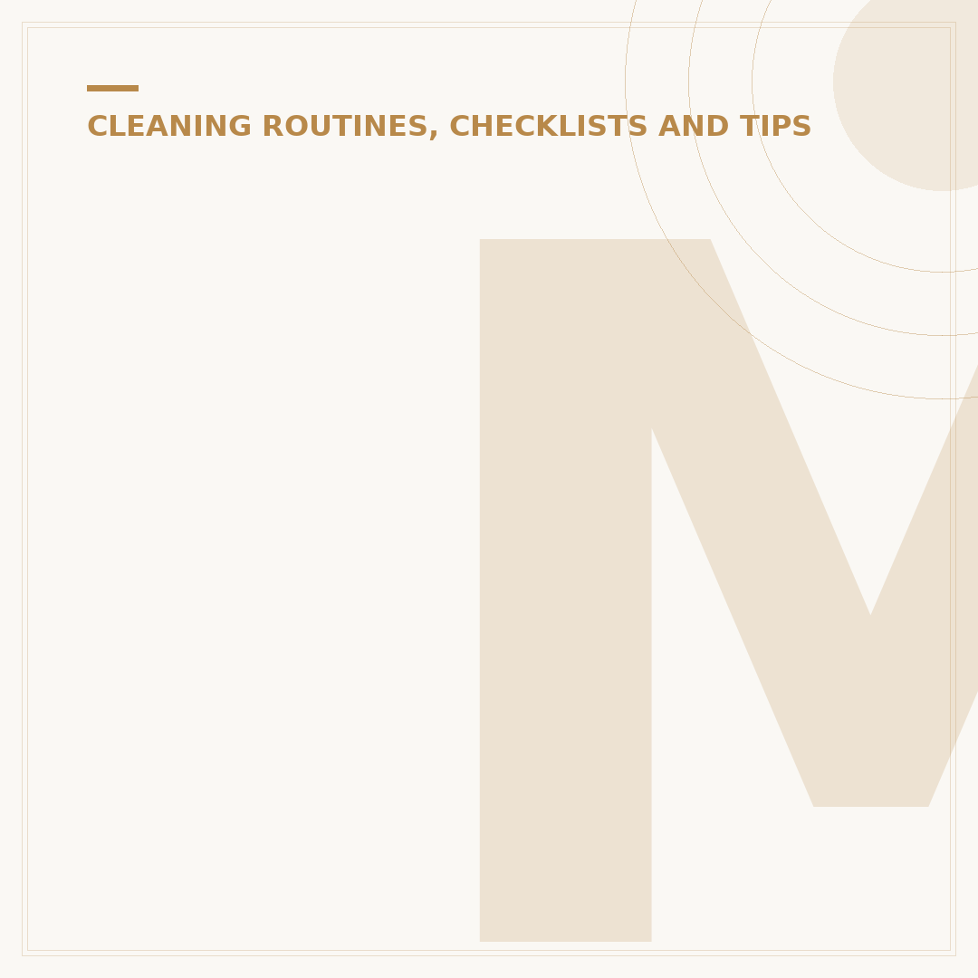 Miss Hinch Cleaning Tips
