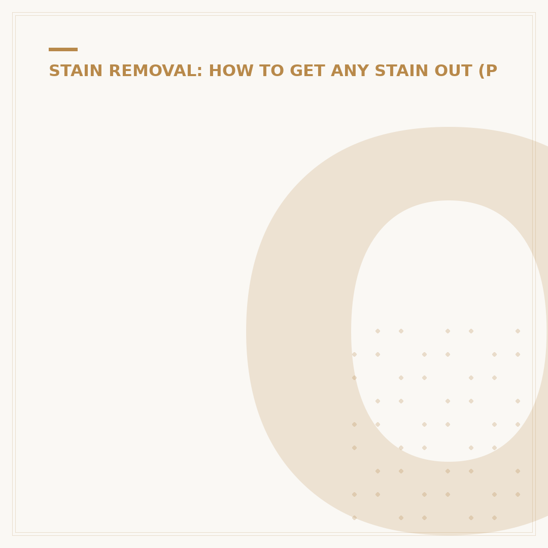 Oxi Action Stain Remover: Tackling Tough Marks