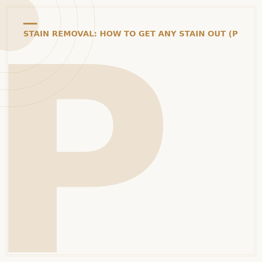 Perspiration Stains: How to Remove and Prevent Them