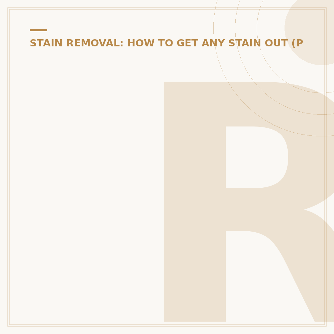 Remove Port Stains from Fabric and Surfaces
