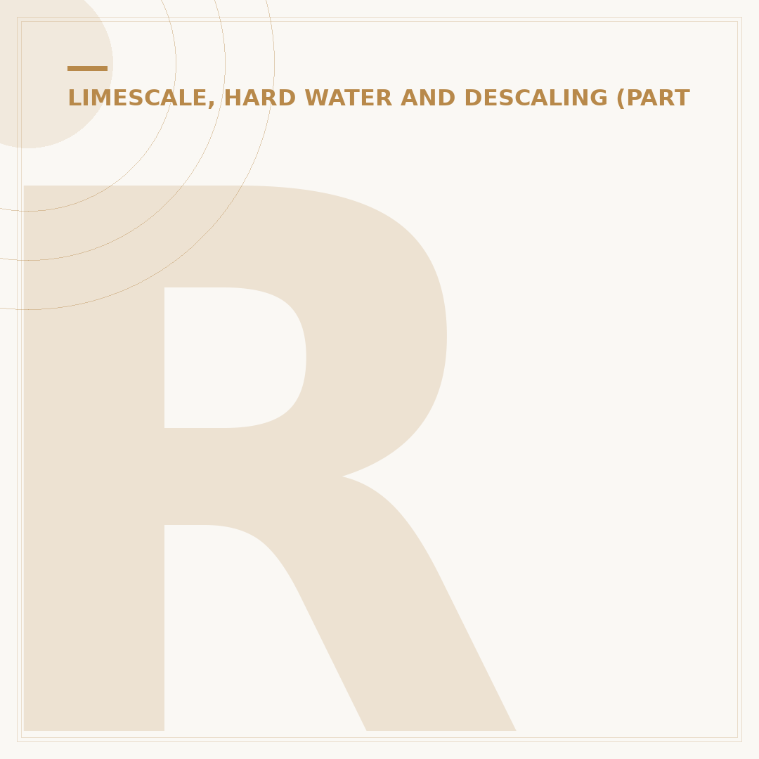 Remove Limescale from Toilet Cistern Safely