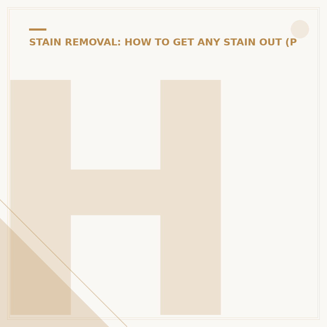 How to Get Stains Out of White Clothes Effectively