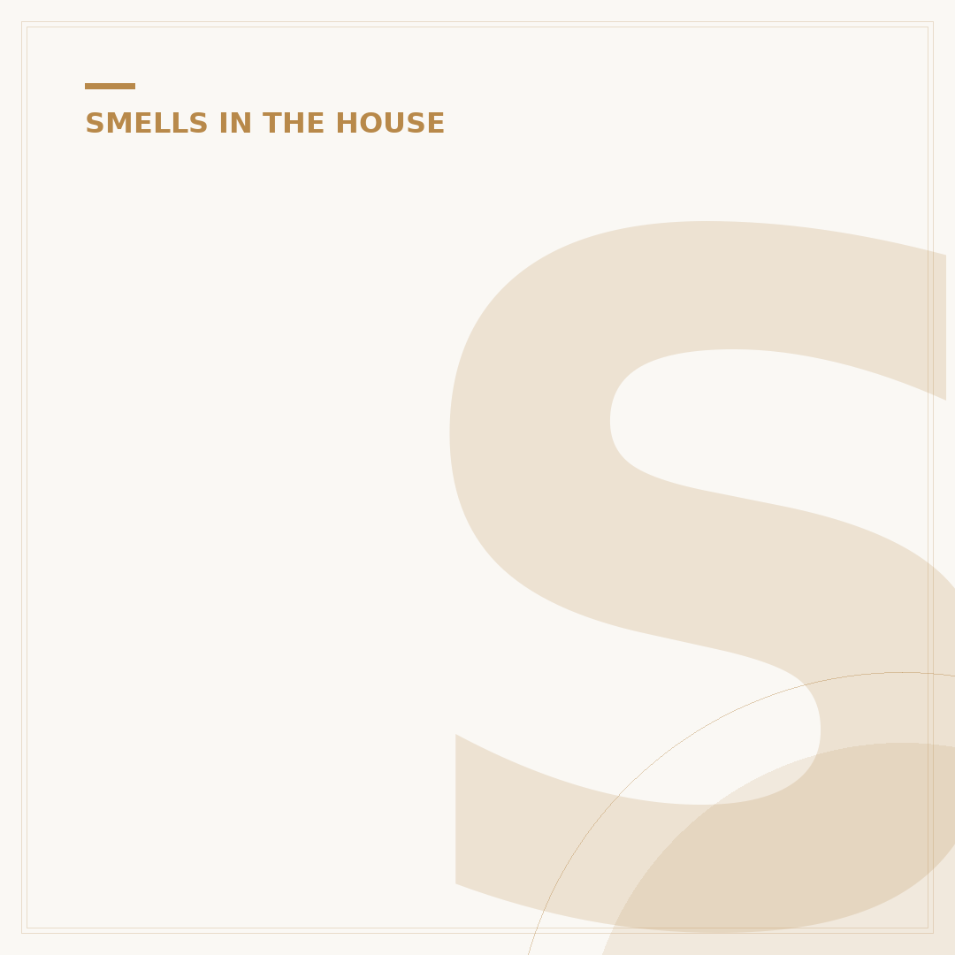 Strange Smell in House: Causes and Solutions