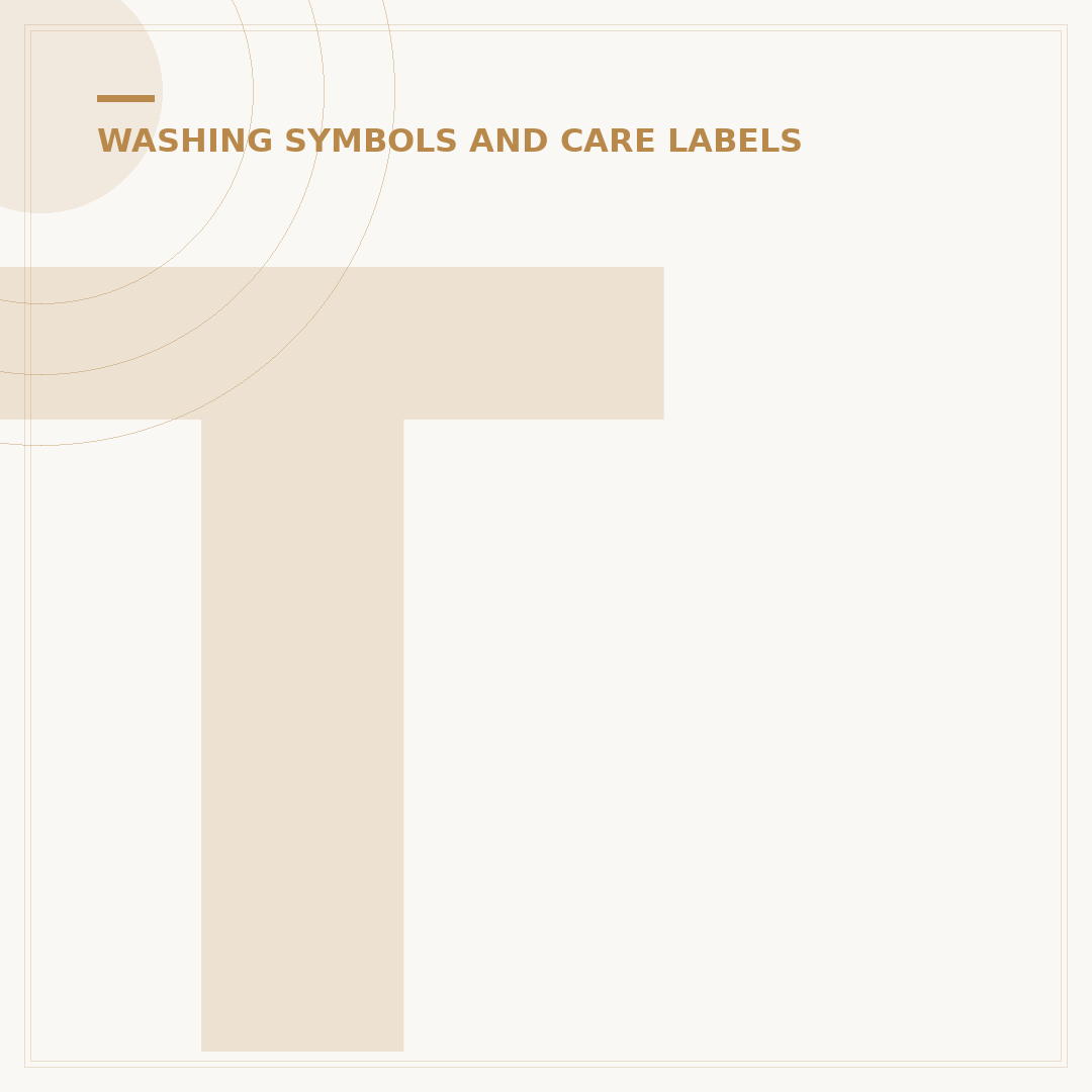 Textile Care Label Symbols Explained