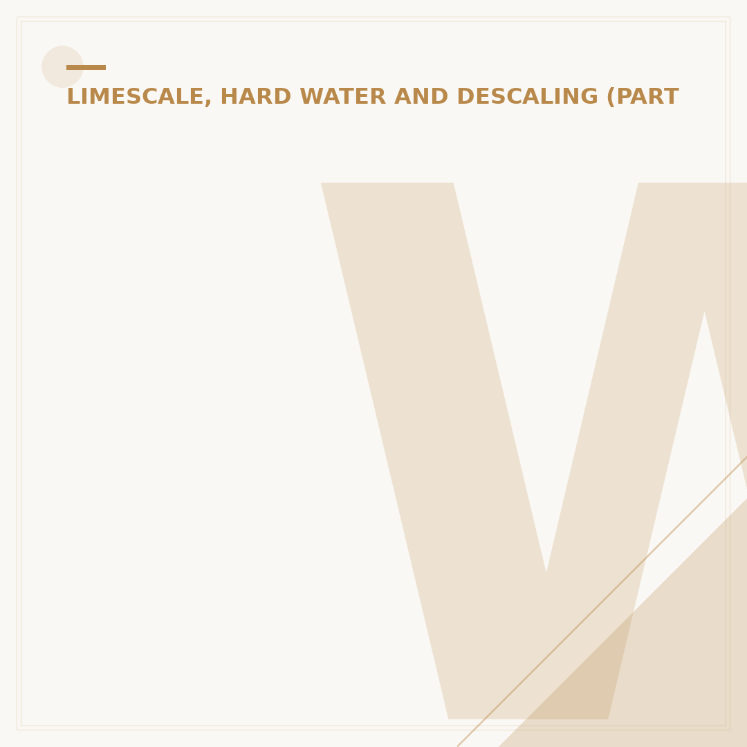 Water Descaler: Tackling Limescale Issues Effectively