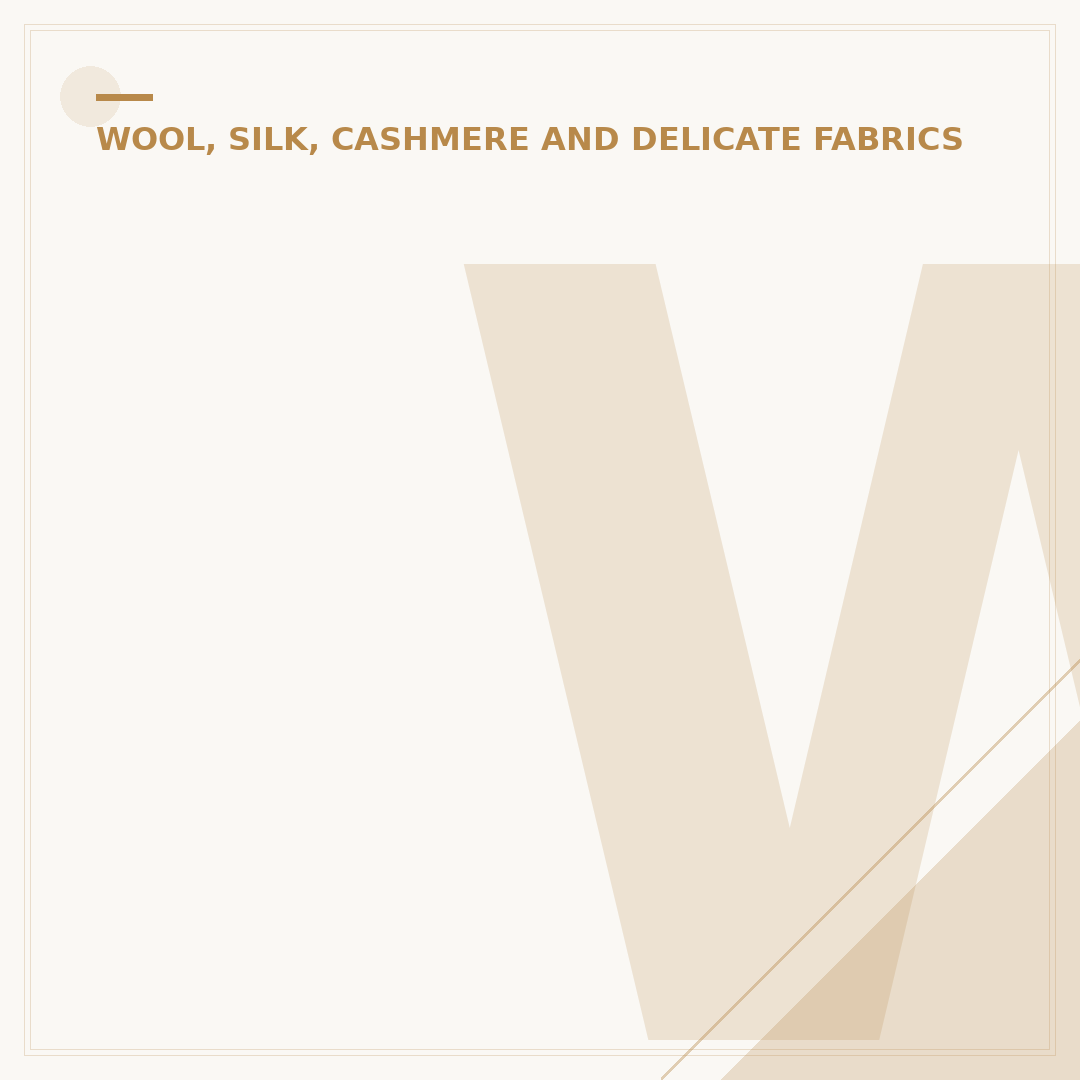 Wool Wash Temperature