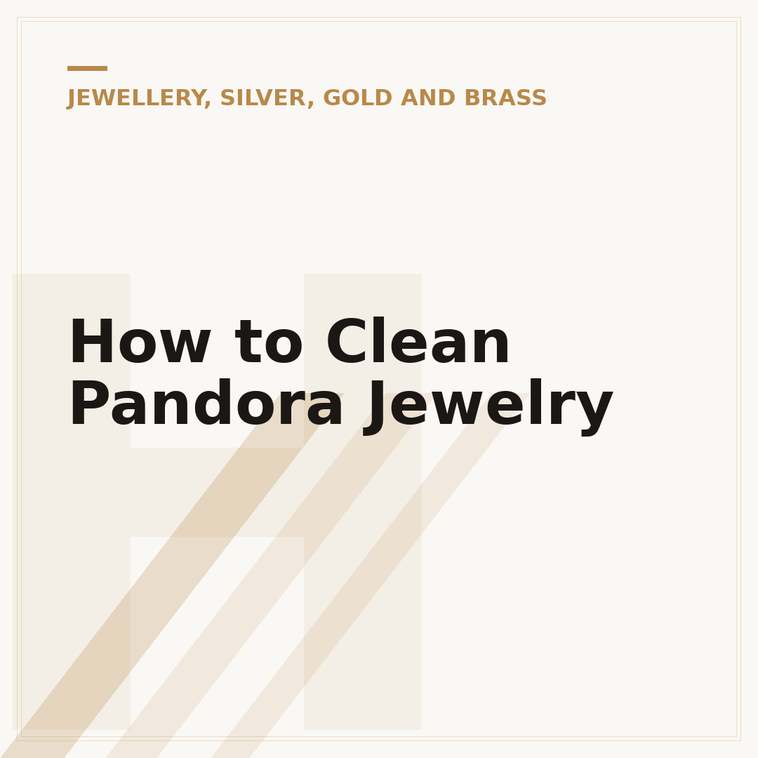 How to Clean Pandora Jewelry