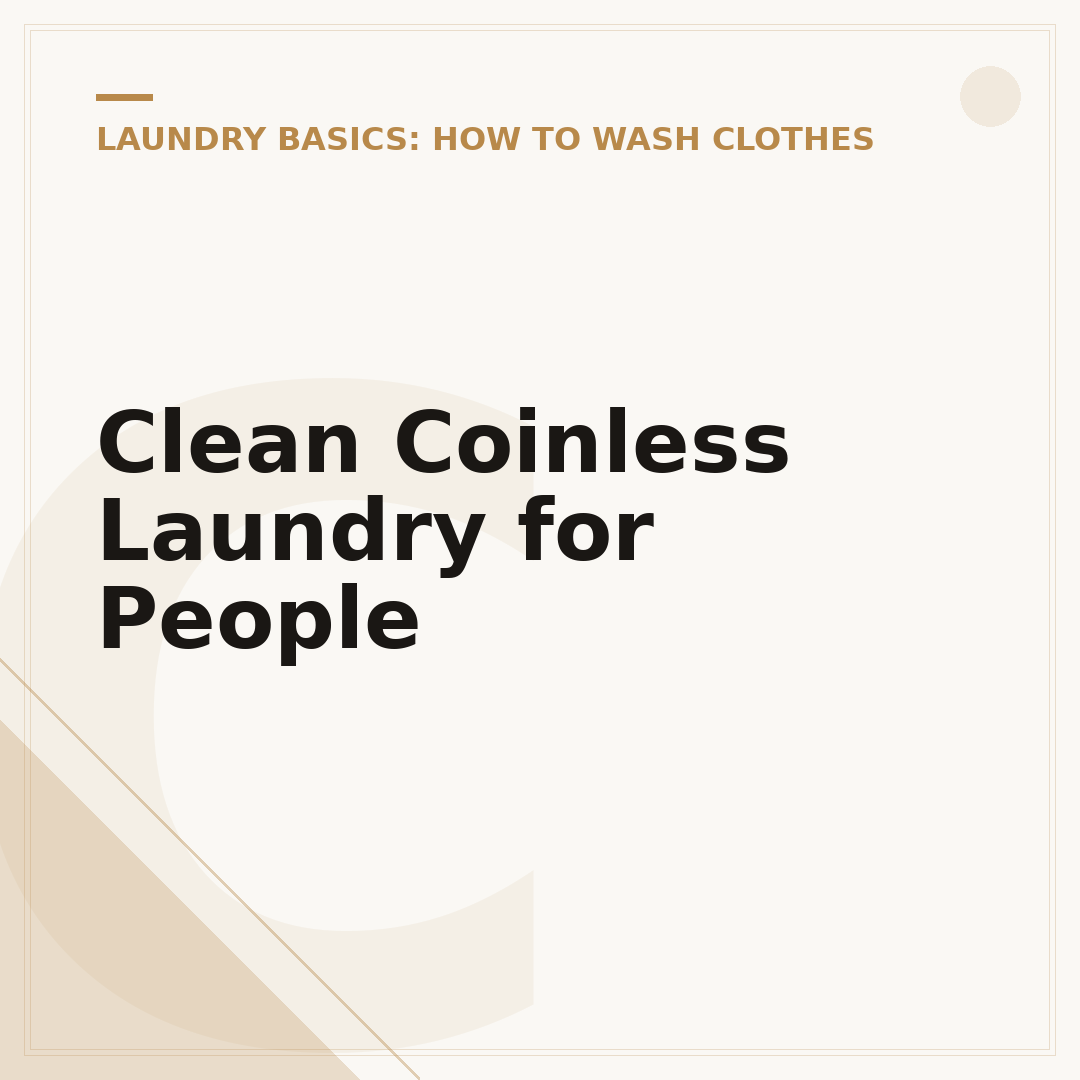 Clean Coinless Laundry for People