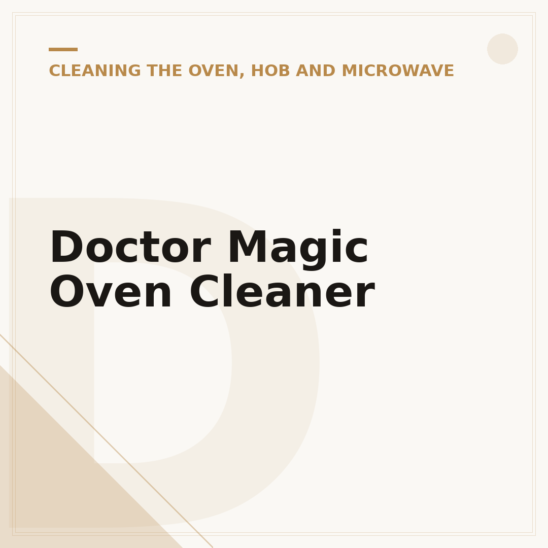 Doctor Magic Oven Cleaner