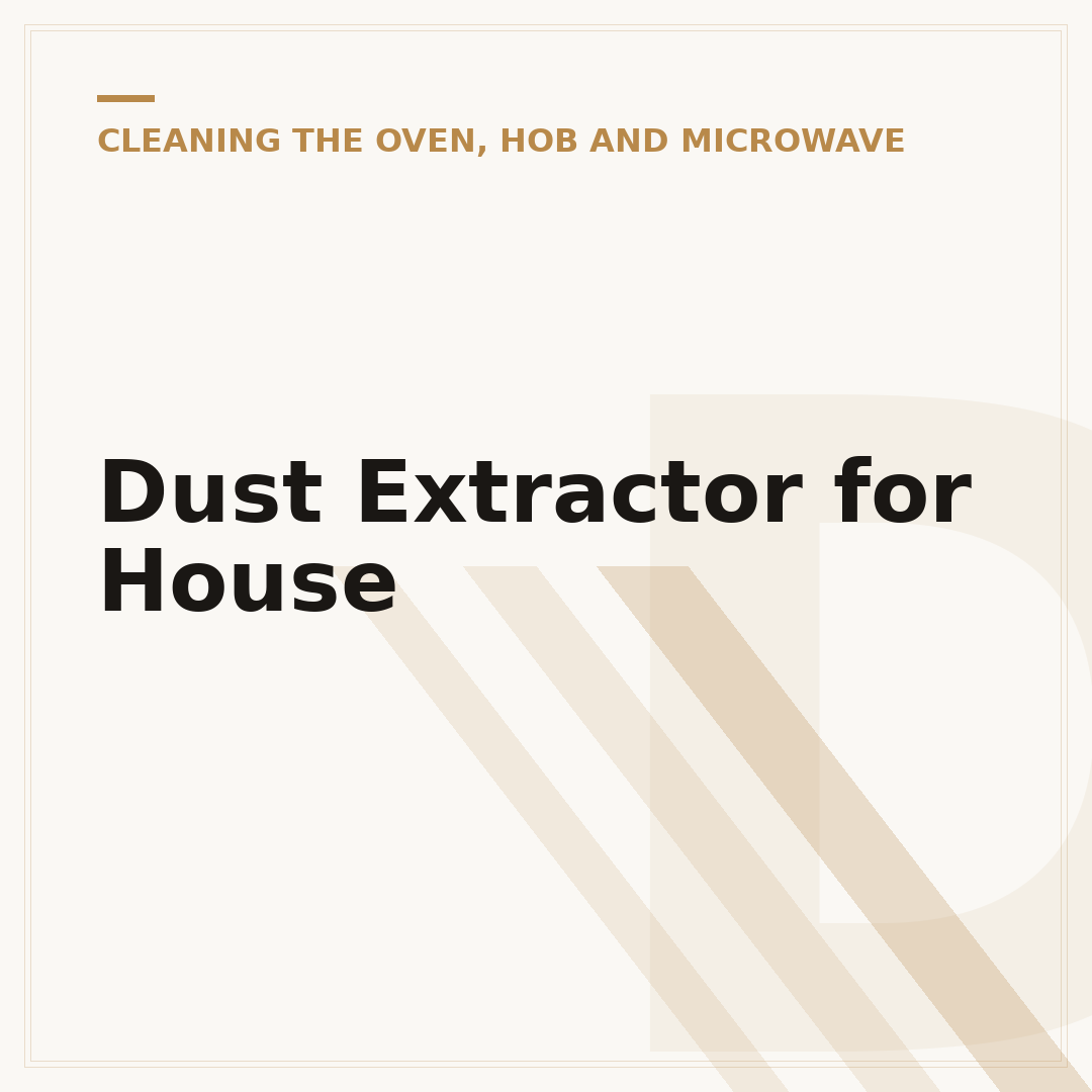 Dust Extractor for House