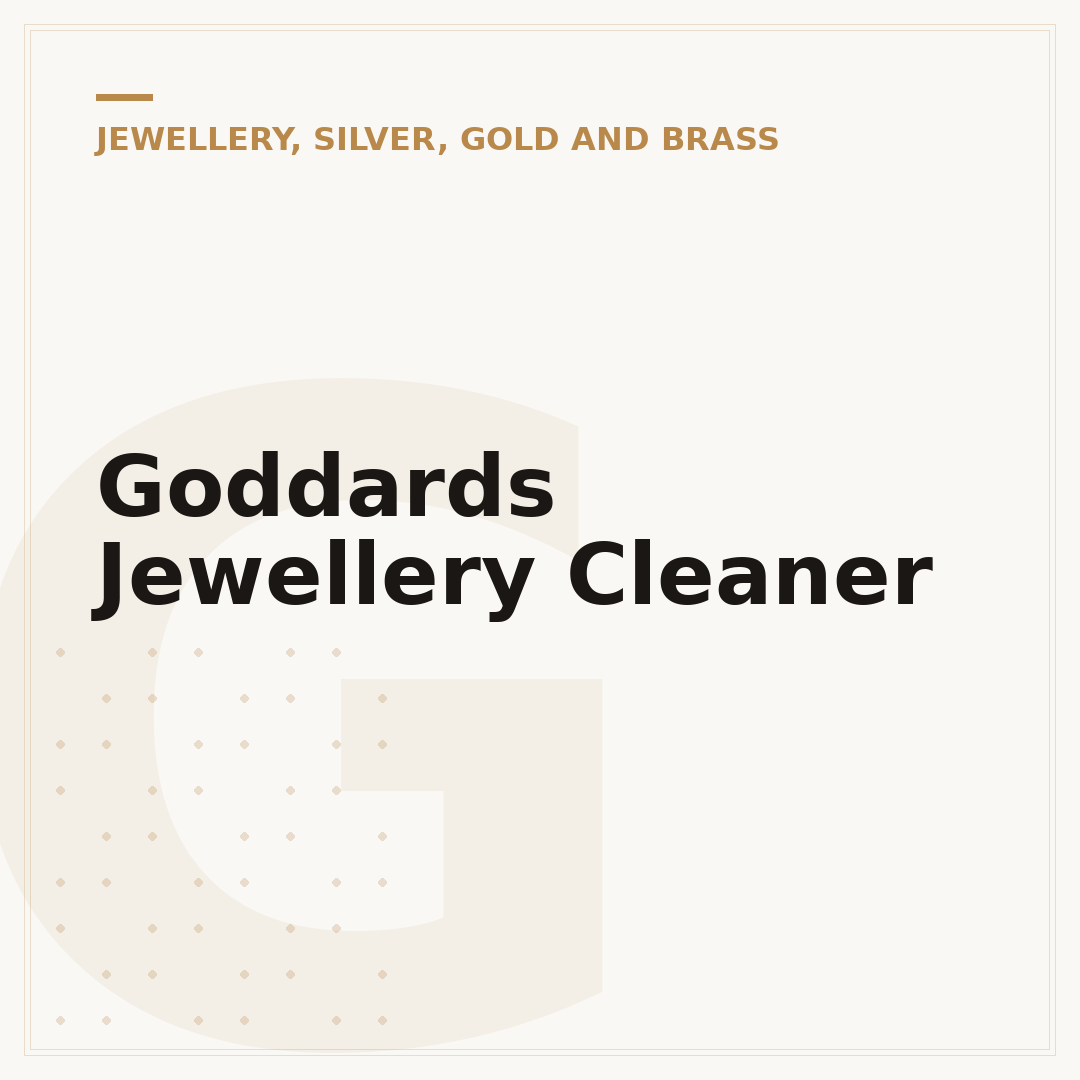 Goddards Jewellery Cleaner