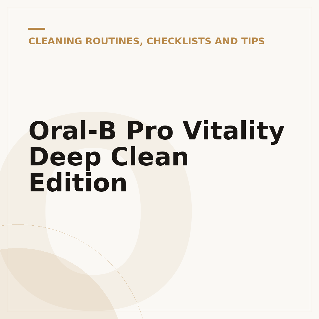 Oral-B Pro Vitality Deep Clean Edition