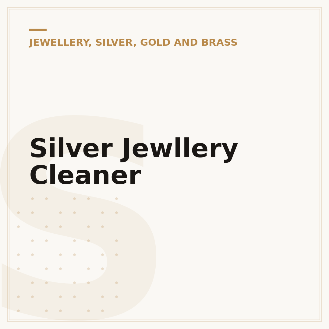 Silver Jewllery Cleaner
