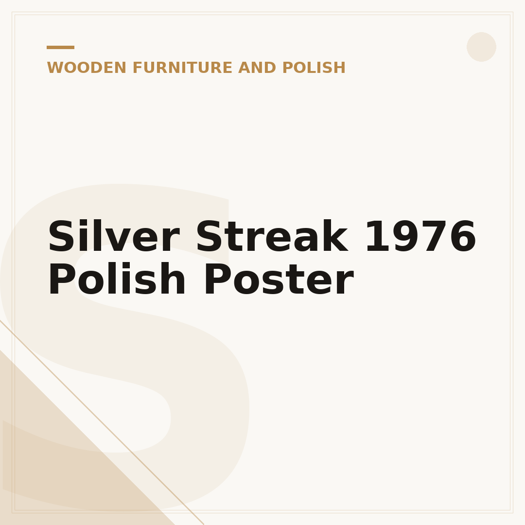 Silver Streak 1976 Polish Poster