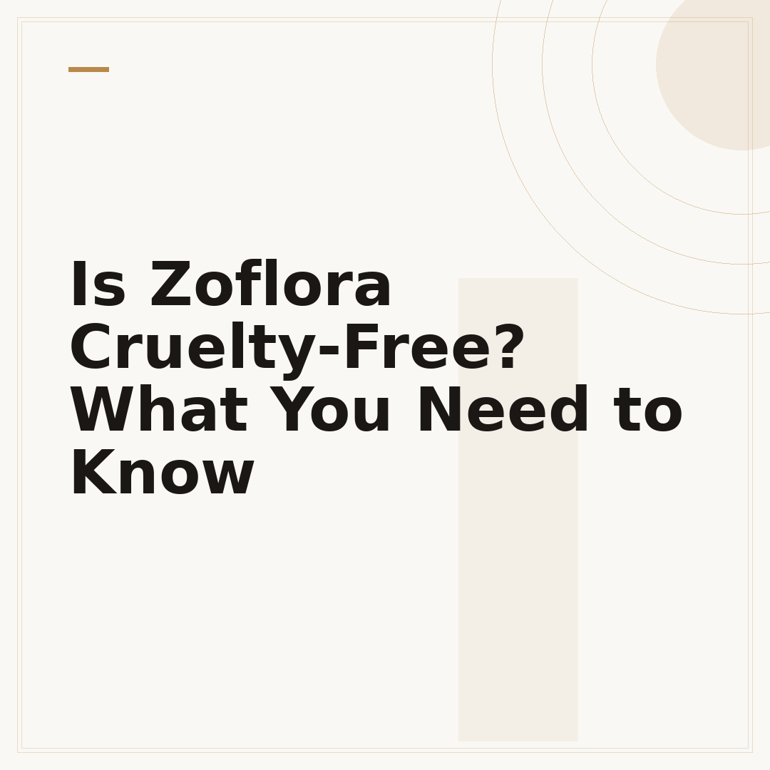Is Zoflora Cruelty-Free? What You Need to Know